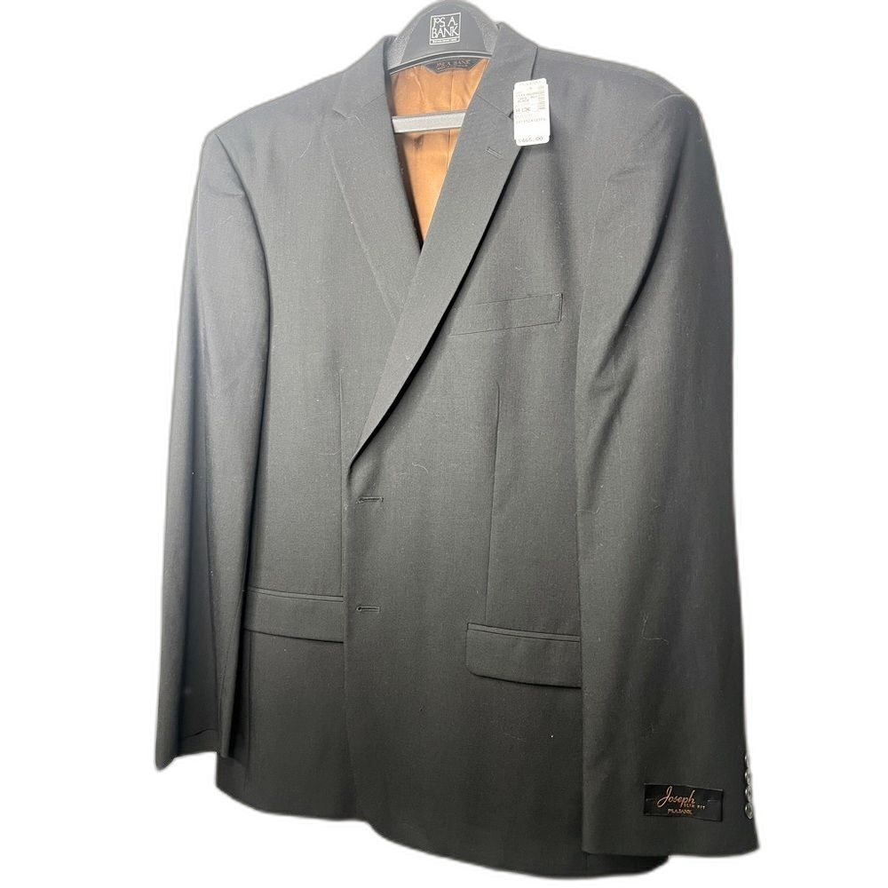NWT Jos. A. Bank Joseph Abboud 100% Wool Suit Jacket Sport Coat 44 L Grey Office